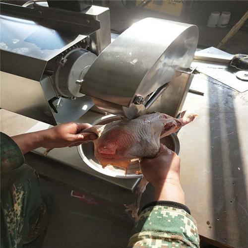 屠宰家禽劈半分割锯 骨肉分段分割成型锯 家禽分割流水线