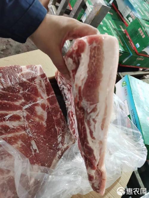 工厂自屠宰分割产品,纯国产干货二级带皮大五花,一箱2片
